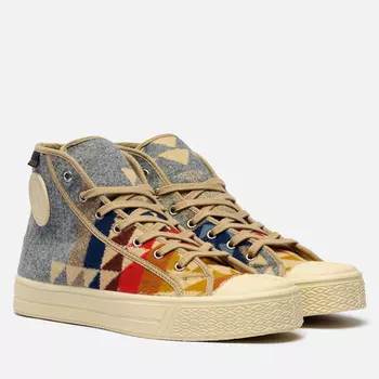 Мужские кеды US Rubber x Pendleton High, цвет серый, размер 42 EU