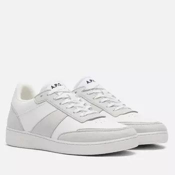 Мужские кроссовки A.P.C. Plain, цвет белый, размер 40 EU