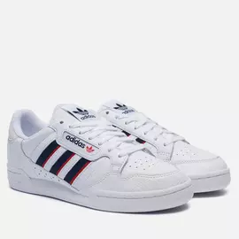 Мужские кроссовки adidas Originals Continental 80 Stripes, цвет белый, размер 42 EU