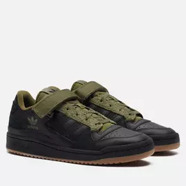 Мужские кроссовки adidas Originals Forum Low, цвет чёрный, размер 40 EU