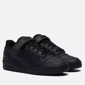 Мужские кроссовки adidas Originals Forum Low, цвет чёрный, размер 40 EU