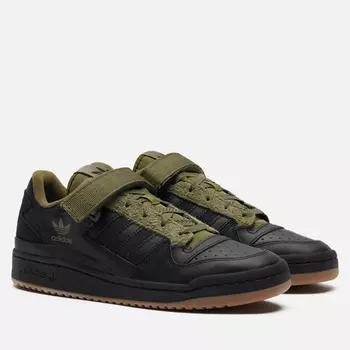 Мужские кроссовки adidas Originals Forum Low, цвет чёрный, размер 46 EU