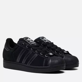 Мужские кроссовки adidas Originals Superstar II, цвет чёрный, размер 37.5 EU