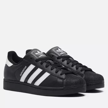 Мужские кроссовки adidas Originals Superstar II, цвет чёрный, размер 44 EU