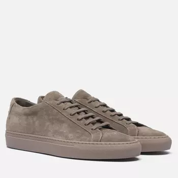 Мужские кроссовки Common Projects Achilles Tonal Suede, цвет бежевый, размер 42 EU