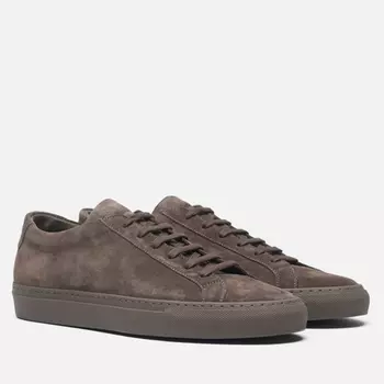 Мужские кроссовки Common Projects Achilles Tonal Suede, цвет коричневый, размер 43 EU
