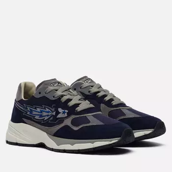 Мужские кроссовки Enterprise Japan EJ Running Low Suede/Mesh/Reflective, цвет синий, размер 41 EU