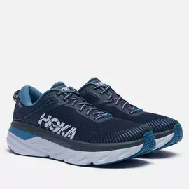 Мужские кроссовки Hoka One One Bondi 7, цвет синий, размер 48 EU