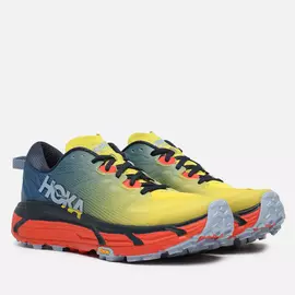 Мужские кроссовки Hoka One One Mafate Speed 3, цвет жёлтый, размер 40.5 EU