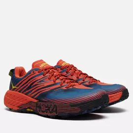 Мужские кроссовки Hoka One One Speedgoat 4, цвет оранжевый, размер 40.5 EU