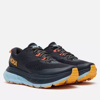 Мужские кроссовки Hoka One One Stinson ATR 6, цвет чёрный, размер 46.5 EU