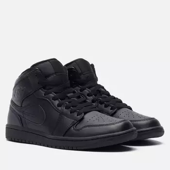 Мужские кроссовки Jordan Air Jordan 1 Mid, цвет чёрный, размер 48.5 EU