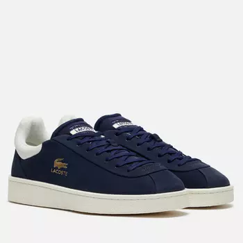 Мужские кроссовки Lacoste Baseshot Premium Leather, цвет синий, размер 46.5 EU