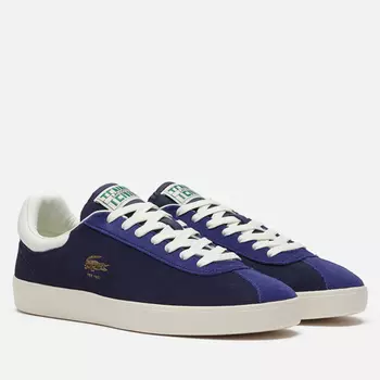 Мужские кроссовки Lacoste Baseshot Premium Suede, цвет синий, размер 44.5 EU