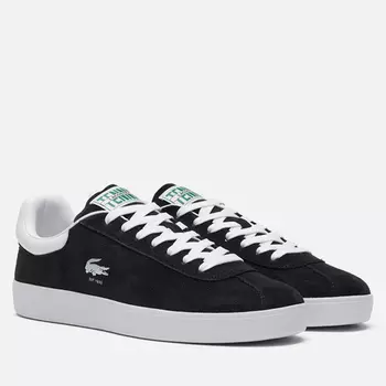 Мужские кроссовки Lacoste Baseshot Suede, цвет чёрный, размер 44 EU