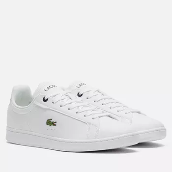 Мужские кроссовки Lacoste Carnaby Pro BL Leather Tonal, цвет белый, размер 46 EU