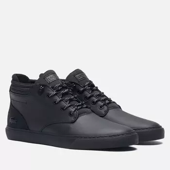 Мужские кроссовки Lacoste Esparre Leather Chukkas, цвет чёрный, размер 45 EU