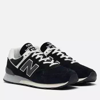 Мужские кроссовки New Balance 574, цвет чёрный, размер 44 EU