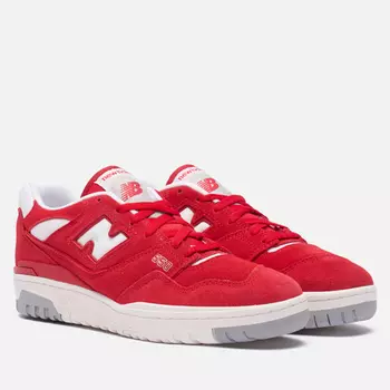 Мужские кроссовки New Balance BB550VND Suede Pack, цвет красный, размер 46.5 EU