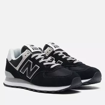 Мужские кроссовки New Balance ML574EVB, цвет чёрный, размер 46.5 EU
