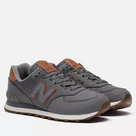 Мужские кроссовки New Balance ML574NBA, цвет серый, размер 46.5 EU