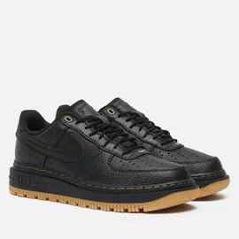 Мужские кроссовки Nike Air Force 1 Luxe, цвет чёрный, размер 45 EU