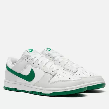 Мужские кроссовки Nike Dunk Low Retro, цвет белый, размер 46 EU