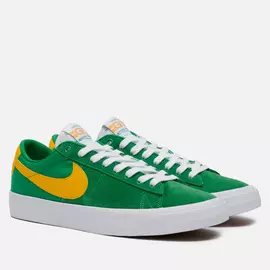 Мужские кроссовки Nike SB Zoom Blazer Low Pro GT, цвет зелёный, размер 46 EU