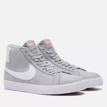 Мужские кроссовки Nike SB Zoom Blazer Mid, цвет серый, размер 44 EU