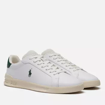 Мужские кроссовки Polo Ralph Lauren Heritage Court II Nappa Leather, цвет белый, размер 41 EU