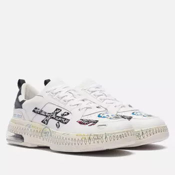 Мужские кроссовки Premiata Drake 318, цвет белый, размер 43 EU