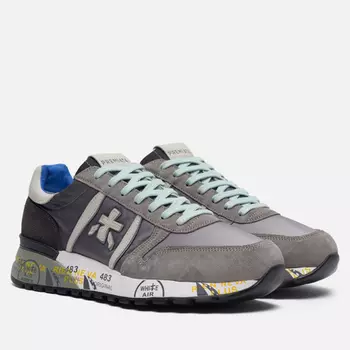 Мужские кроссовки Premiata Lander 4586, цвет серый, размер 38 EU