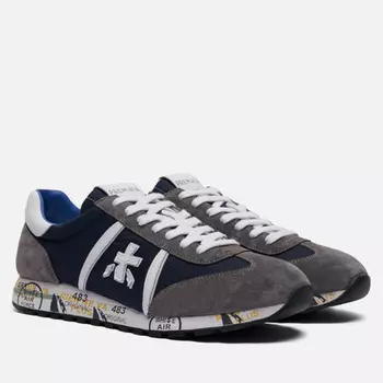 Мужские кроссовки Premiata Lucy 600E, цвет синий, размер 45 EU