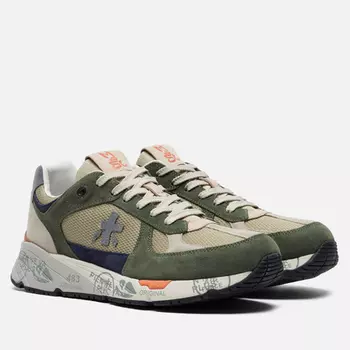 Мужские кроссовки Premiata Mase 7295, цвет оливковый, размер 46 EU