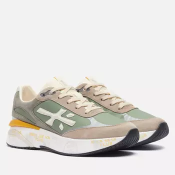 Мужские кроссовки Premiata Moerun 6726, цвет зелёный, размер 46 EU