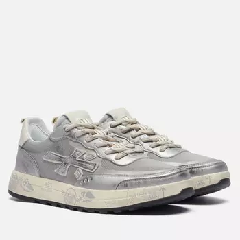 Мужские кроссовки Premiata Nous 6654, цвет серебряный, размер 46 EU