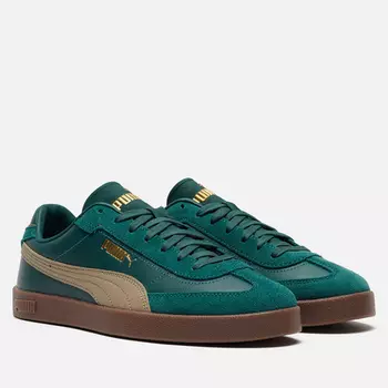 Мужские кроссовки Puma Club II Era, цвет зелёный, размер 41 EU