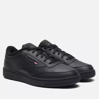 Мужские кроссовки Reebok Club C 85, цвет чёрный, размер 47 EU