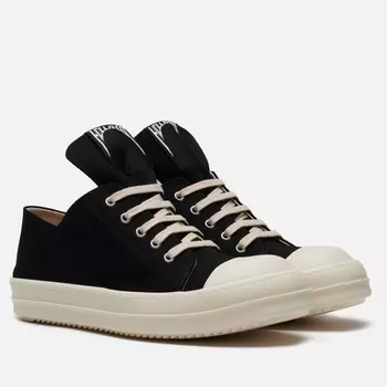 Мужские кроссовки Rick Owens DRKSHDW Hollywood Denim Slip On, цвет чёрный, размер 41 EU