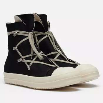 Мужские кроссовки Rick Owens DRKSHDW Porterville Denim Hexa, цвет чёрный, размер 40 EU