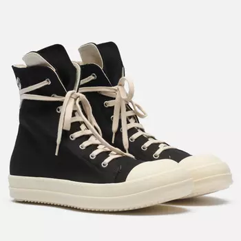 Мужские кроссовки Rick Owens DRKSHDW Porterville Denim, цвет чёрный, размер 44 EU
