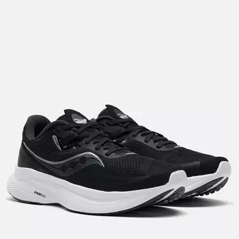 Мужские кроссовки Saucony Guide 15, цвет чёрный, размер 46 EU