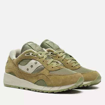 Мужские кроссовки Saucony Shadow 6000, цвет оливковый, размер 44 EU