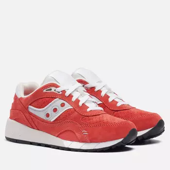 Мужские кроссовки Saucony Shadow 6000 Suede Premium, цвет красный, размер 46 EU