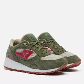 Мужские кроссовки Saucony x Up There Shadow 6000 Doors To The World, цвет оливковый, размер 41 EU