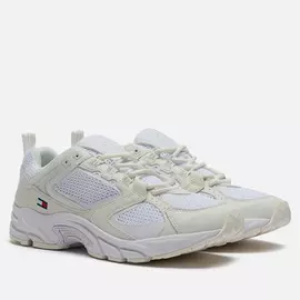 Мужские кроссовки Tommy Jeans Archive Mesh Trainers, цвет белый, размер 44 EU