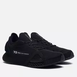Мужские кроссовки Y-3 Runner 4D IO, цвет чёрный, размер 46 EU
