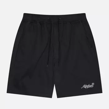 Мужские шорты Alpha Industries Cotton Twill, цвет чёрный, размер S