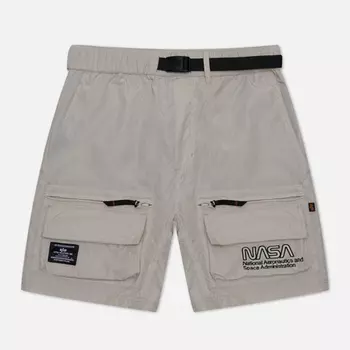 Мужские шорты Alpha Industries NASA Utility, цвет серый, размер M