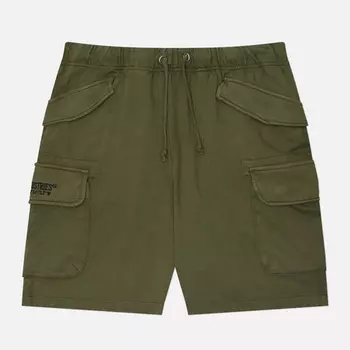 Мужские шорты Alpha Industries Terry Dyed, цвет оливковый, размер M